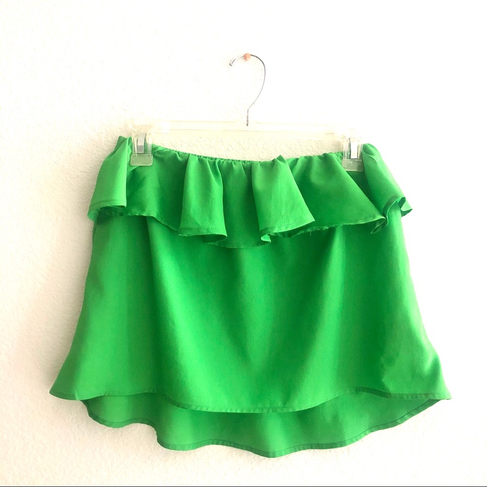 Love Couture Kelly Green Crop Tube Top